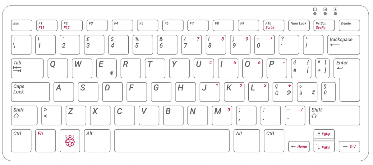 Raspberry Pi 400 Desktop Computer KIT (Italian Layout)