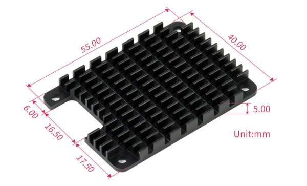 Dedicated Aluminum Heatsink for Raspberry Pi Compute Module 4 CM4