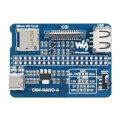 Nano Base Board (A) for Raspberry Pi Compute Module 4, Same Size as the CM4