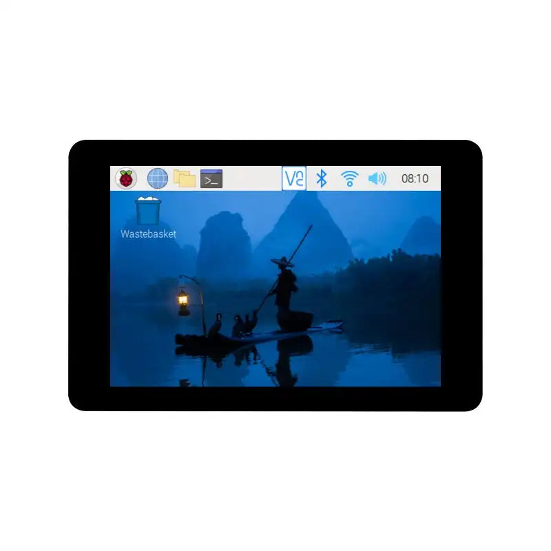 3.5inch Capacitive Touch Display (F) for Raspberry Pi, IPS Panel, 320×480 Resolution, 5-point Touch, Immersion Gold Process, Toughened Glass Panel