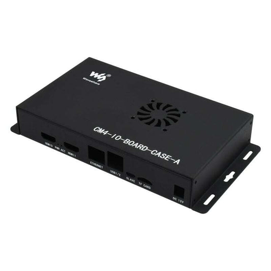 Metal Box (A) for Raspberry Pi Compute Module 4 IO Board, with Cooling Fan