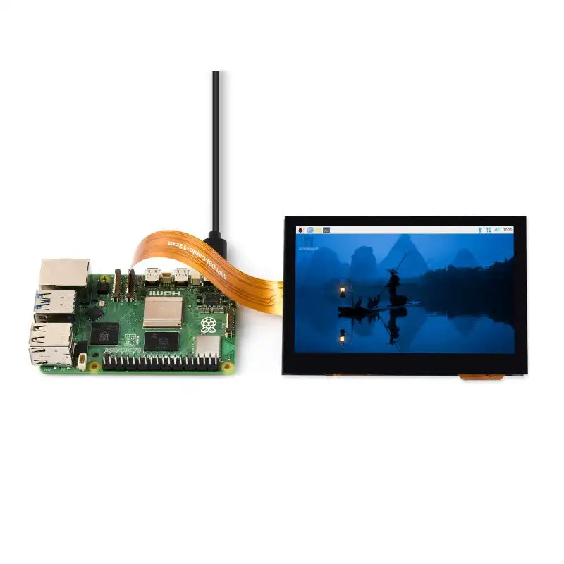DSI 12cm FPC Flexible Cable, Options For 22Pin To 15Pin / Dual-plug 22Pin