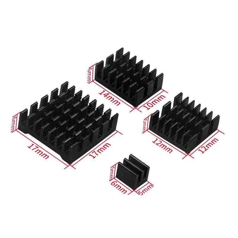 Aluminium heatsink set for Raspberry Pi 5