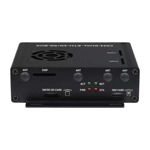Dual Gigabit Ethernet 5G/4G Mini-Computer Based on Raspberry Pi Compute Module 4 (NOT Included), Metal Case, with Cooling Fan