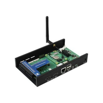 Metal Box (A) for Raspberry Pi Compute Module 4 IO Board, with Cooling Fan