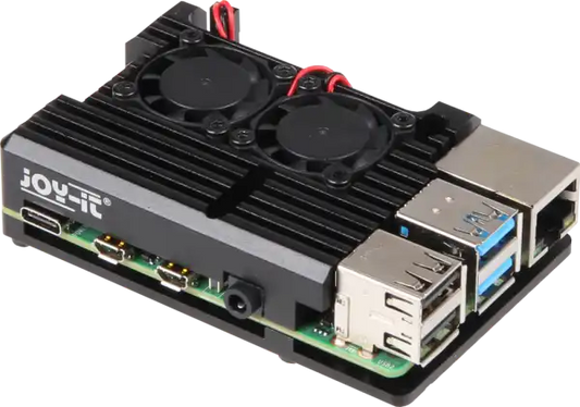Raspberry Pi 4 ARMOR CASE BLOCK ACTIVE DOUBLE FAN