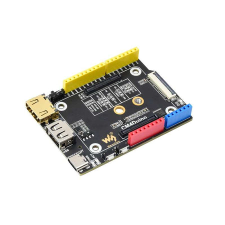 Arduino Compatible Base Board For Raspberry Pi Compute Module 4, HDMI, USB, M.2 Slot