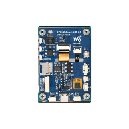 RP2350 2.8inch Capacitive Touch Display Development Board, 240×320, IPS Panel, 5-point Touch, SPI Interface Display, Accelerometer And Gyroscope Sensor