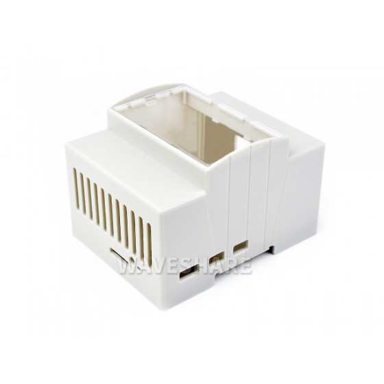 DIN rail ABS Case for Raspberry Pi 5, large inner space, injection moduling