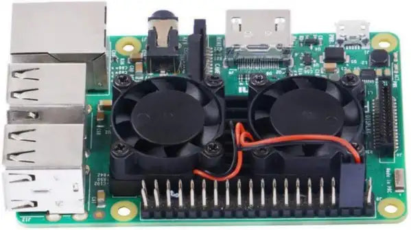 Dual Fan with Heatsink for Raspberry Pi 3/4/5