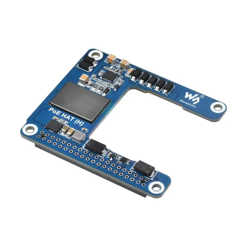 Power Over Ethernet HAT (H) For Raspberry Pi 5 / CM 5, 5V 5A Output, Supports 802.3af/at Network Standard, Isolated Switched-mode Power Supply, Raspberry Pi 5 PoE HAT