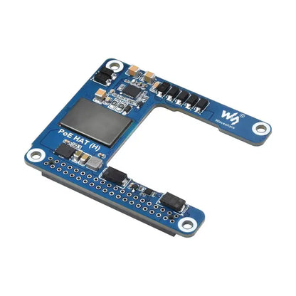 Power Over Ethernet HAT (H) For Raspberry Pi 5 / CM 5, 5V 5A Output, Supports 802.3af/at Network Standard, Isolated Switched-mode Power Supply, Raspberry Pi 5 PoE HAT