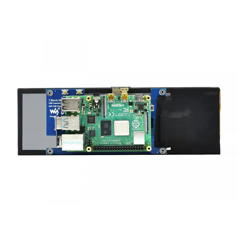 7.9inch Capacitive Touch Screen LCD, 400×1280, HDMI, IPS, Toughened Glass Cover