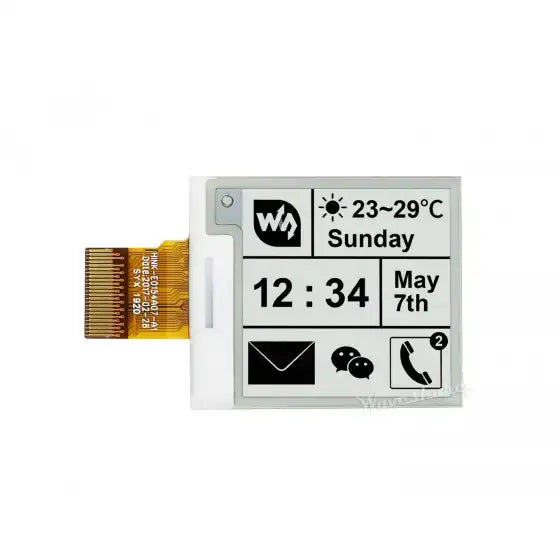 200×200, 1.54inch E-Ink raw display panel