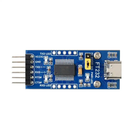 FT232 USB UART Board (Type C), USB To UART (TTL) Communication Module, USB-C Connector