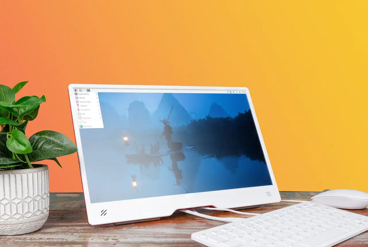 Raspberry Pi Monitor White