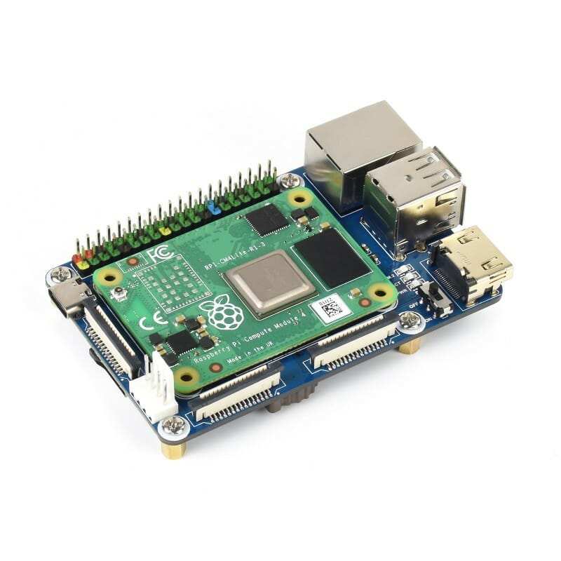 Mini Base Board (B) Designed for Raspberry Pi Compute Module 4