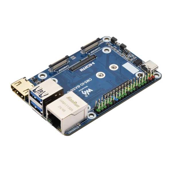 Mini Base Board (B) / Mini-Computer designed for Raspberry Pi Compute Module 5 (NOT Included), Onboard EEPROM And Encryption Chip