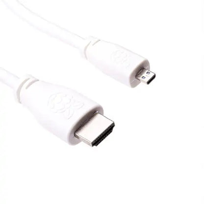 Raspberry Pi Official micro-HDMI to HDMI cable WHITE 1m