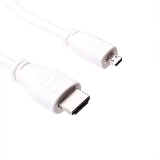 Raspberry Pi Official micro-HDMI to HDMI cable WHITE 1m
