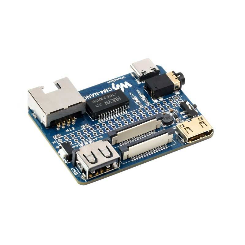 Nano Base Board (B) for Raspberry Pi Compute Module 4, Same Size as the CM4