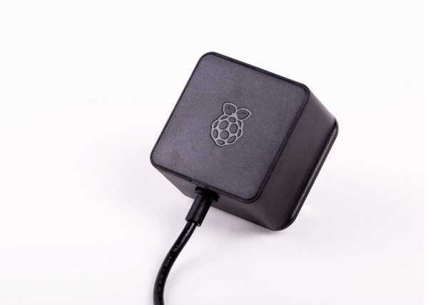 Raspberry Pi 4 Official Power Supply (5.1V – 3A) Black with UK Plug