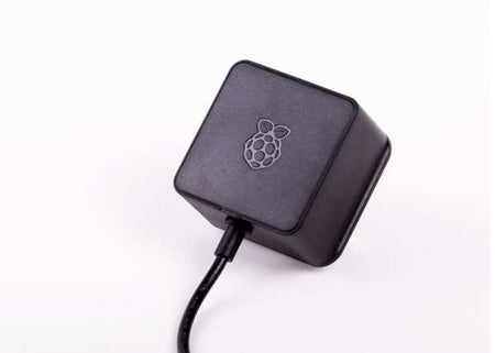 Raspberry Pi 4 Official Power Supply (5.1V – 3A) Black with UK Plug