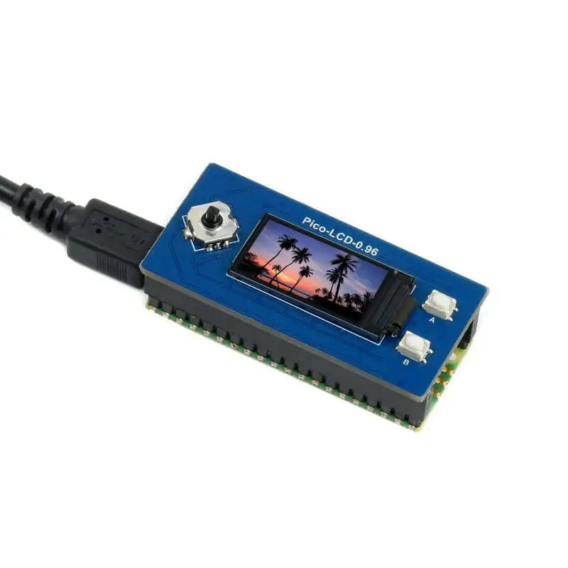 0.96inch LCD Display Module for Raspberry Pi Pico, 65K Colors, 160×80, SPI