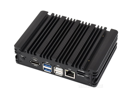 Industrial Computer For Raspberry Pi Compute Module 5 (NOT included), 1000M Ethernet RJ45 port, Supports RS485 And 4G/5G Communication