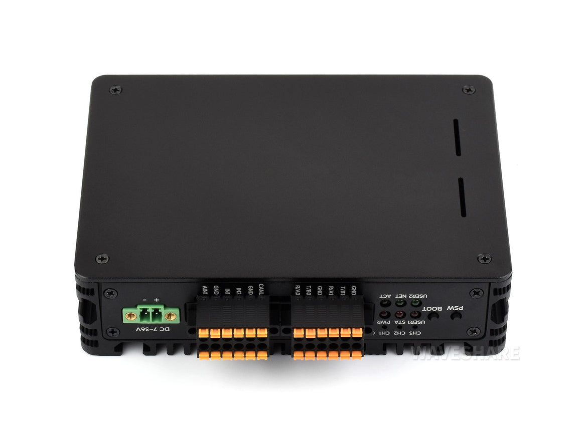 Industrial Computer For Raspberry Pi Compute Module 5 (NOT included), 1000M Ethernet RJ45 port, Supports RS485 And 4G/5G Communication