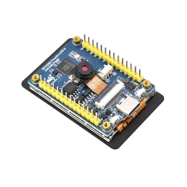 RP2350 2inch Capacitive Touch Display Development Board, 240×320 Pixels, IPS Panel, 262K Color, Onboard Camera Interface (with OV5640 camera module)