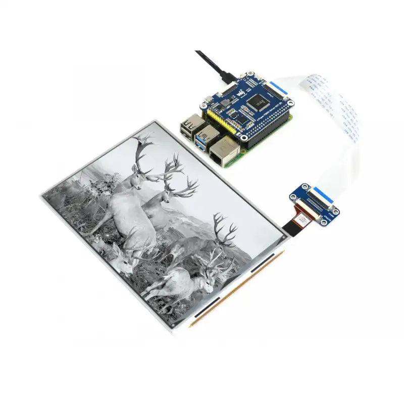 1872×1404, 7.8inch E-Ink display HAT for Raspberry Pi