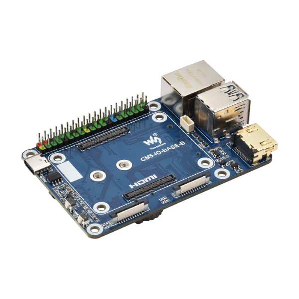Mini Base Board (B) / Mini-Computer designed for Raspberry Pi Compute Module 5 (NOT Included), Onboard EEPROM And Encryption Chip