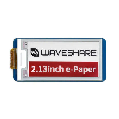 2.13inch E-Paper E-Ink Display Module (B) for Raspberry Pi Pico, 212×104, Red / Black / White, SPI