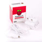 Raspberry Pi 4 Official Power Supply (5.1V – 3A) White with UK Plug